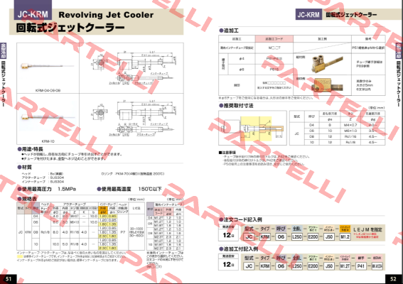 JC-KRM-08-L331-E219-J112-M1.8-MKWL853 Ahresty-tec