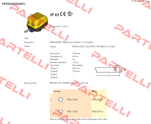 PF590202500001 Ter Tecno Elettrica Ravasi