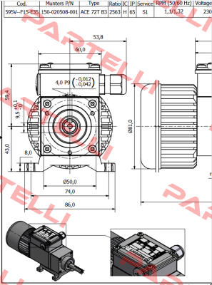 P/N: 150-020508-001 Munters