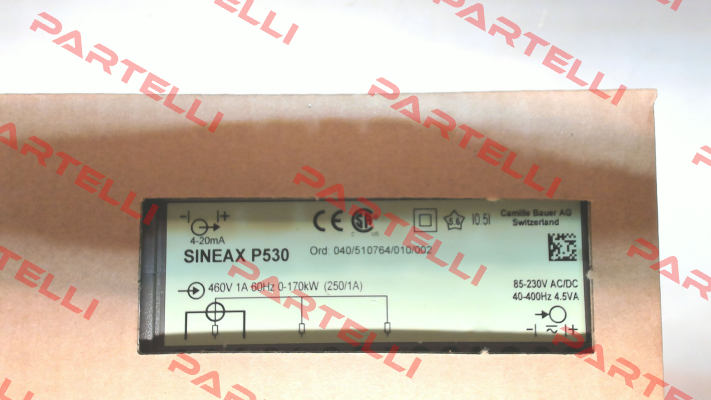 Sineax P 530 Ord:040/510764/010/002 Gossen Metrawatt