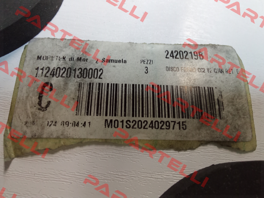 00050 / BRAKE DISC CC2 V2 C/AN RET D23095 B.Brake s.r.l.