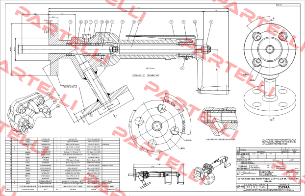 SV800 1 "/ 1 " - 600 lbs STRAHMAN VALVES