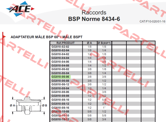 GG810-06-06 Aeroquip