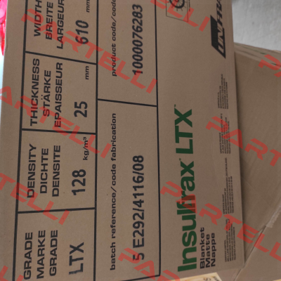 INSULFRAX LTX-MATTE, RG: 128 KG/M³ Unifrax