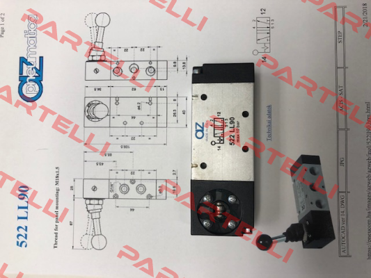 522 LL90 /  01.057.4 AZ Pneumatica