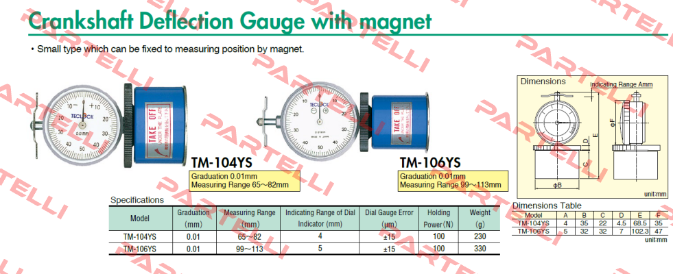 TM-104YS Teclock