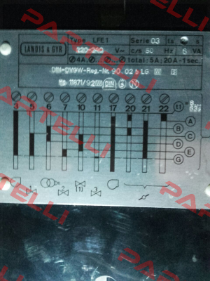 LFE 1 obsolete replaced by LFE1/8853  Siemens (Landis Gyr)