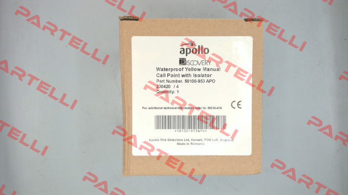 58100-953APO Apollo