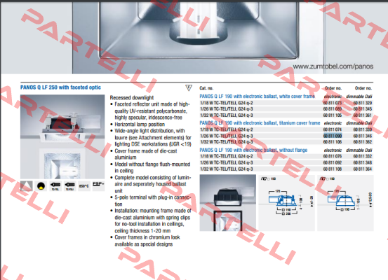 60 811 090 obsolete  Zumtobel