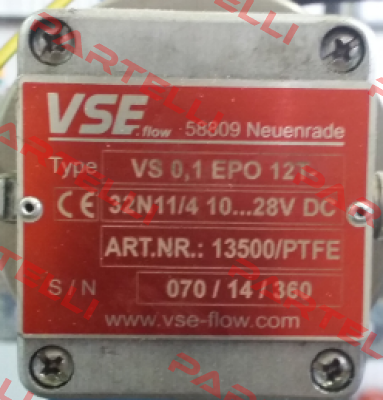 VS 0,1 EPO12V 32N11/4 - 10...28VDC Vse-Flow