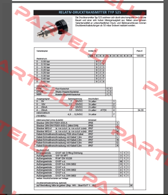 Typ 525 (0 ... 0.05 -0.6 bar)  Huba Control