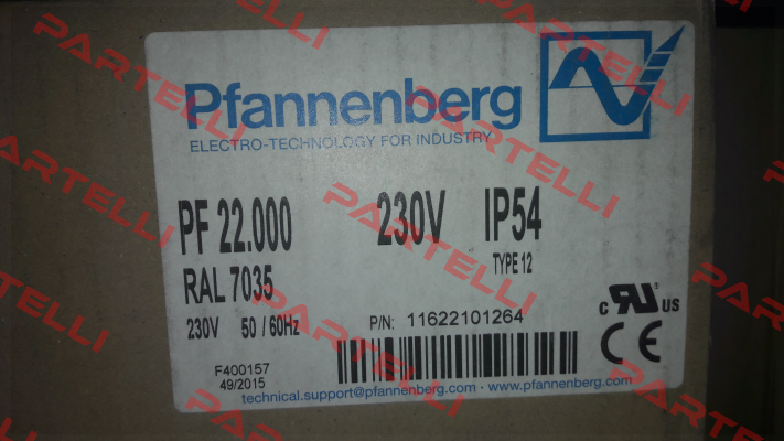 PF22.000 OEM- alternative 11622101055/ PF22.000  Pfannenberg