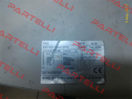 E401-0500-1024-A-10-PP2  ELAP