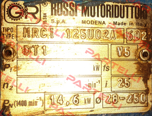 MR CI 125 UO2A  Rossi