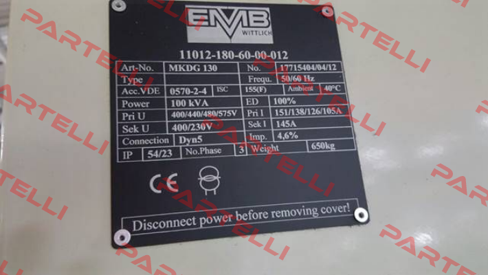 11012-180-60-00-012 OEM   Emb