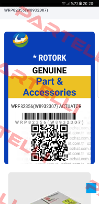 WRP82356(W8932307)    Rotork