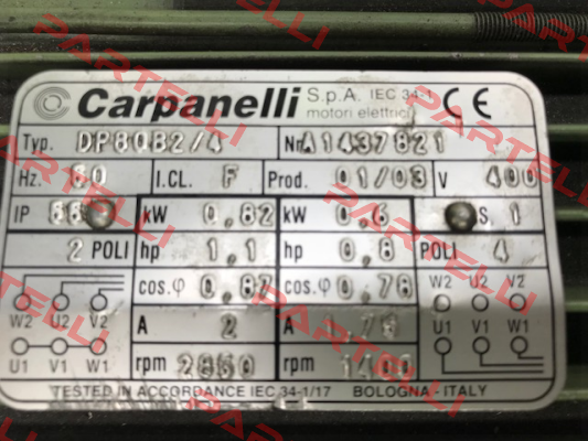 A1437821 OEM  Carpanelli