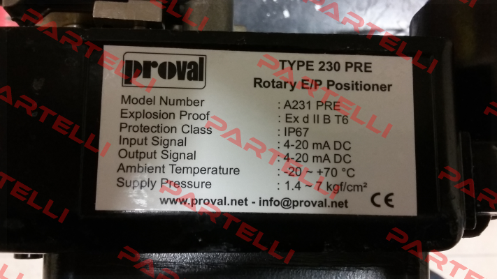 A231PRE-PT Proval