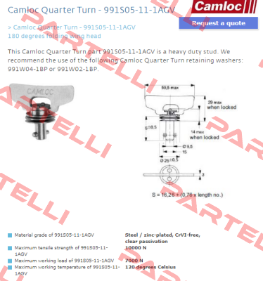 991S05-11-1AGV     Camloc