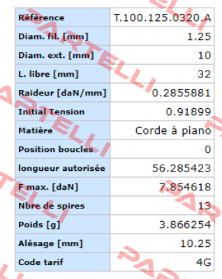 T.100.125.0320.A Vanel