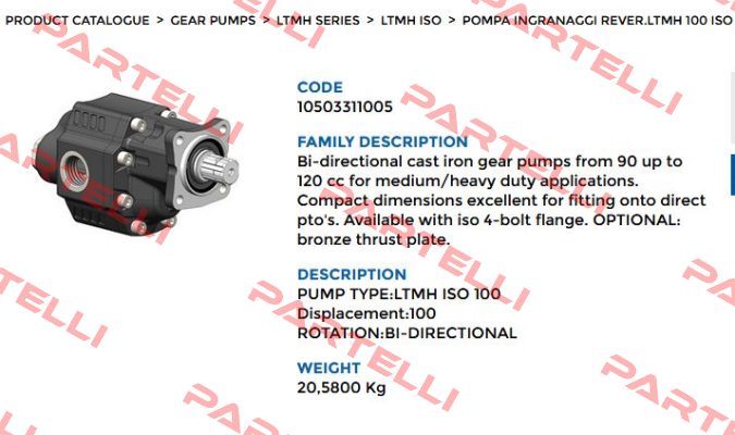 105-033-11005 OMFB Hydraulic