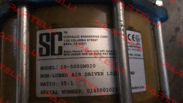 10-5000W020 SC Hydraulic