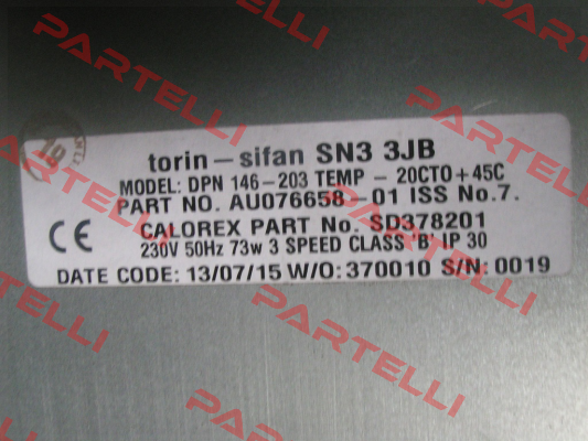 AU076658-01 iSS No. 7  Torin-Sifan