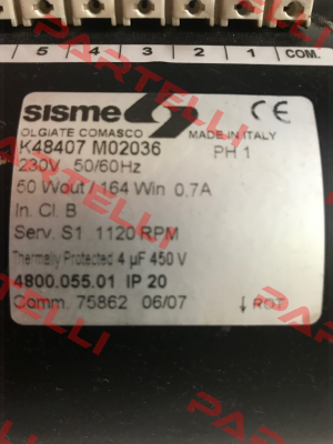 k48407 M02036 Sisme Spa