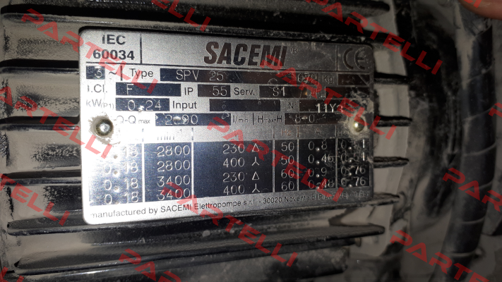 SPV 25 (220mm) Sacemi