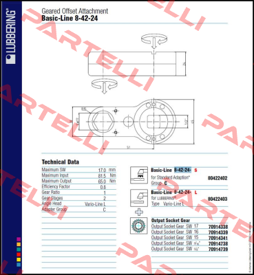 Basic-Line 8-42-24-S  Lubbering