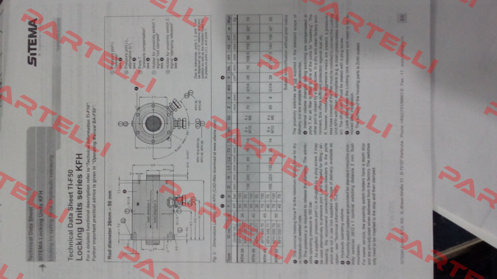 KFH 050 70 Sitema