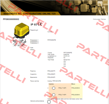 PF090300050002 Ter Tecno Elettrica Ravasi