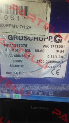 11297378 WK1778001    OEM Groschopp