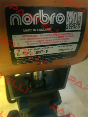 15-RDA-40-1SD1E0 old code / new code 15-RDA40-1SD1E0-D Norbro