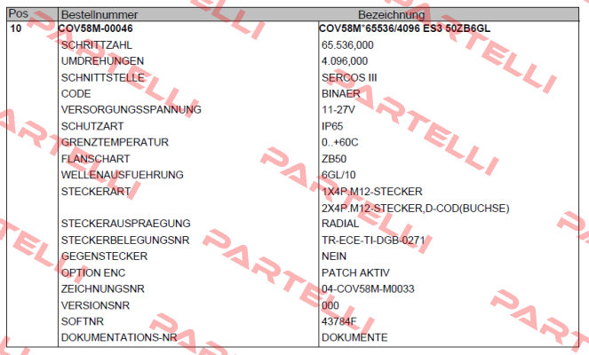 COV58M-00046 TR Electronic