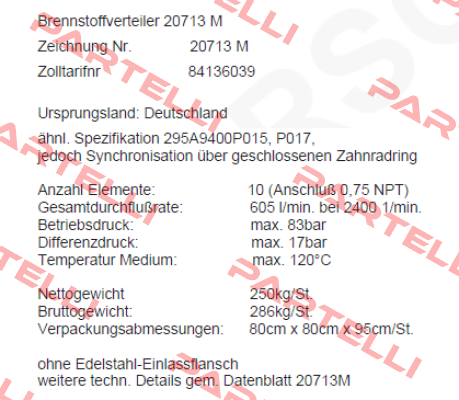 400121 / 20713M Scherzinger