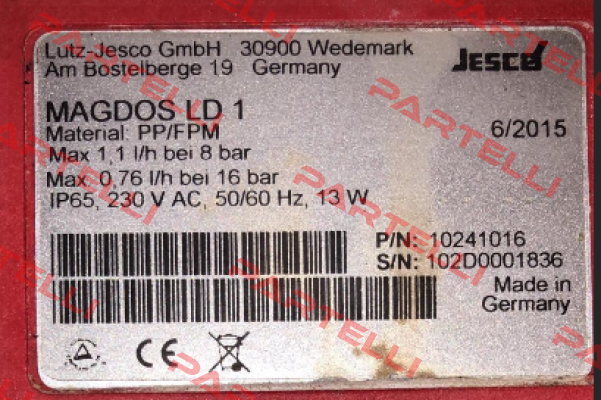 10241016 ( MAGDOS LD 1 PP/FPM ) Jesco