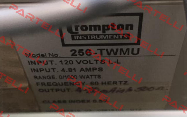 256-TWMU(W) CROMPTON INSTRUMENTS (TE Connectivity)