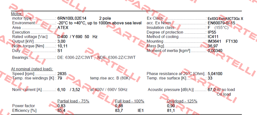 6RN100L02E14U46R R31 Rotor