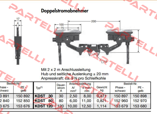 SA-KDST80PH-2000 (0152960/00)  Vahle