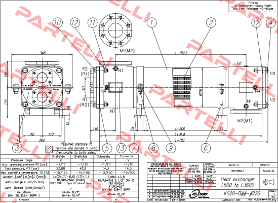 KS20-BCN-420S L1800 HS Cooler