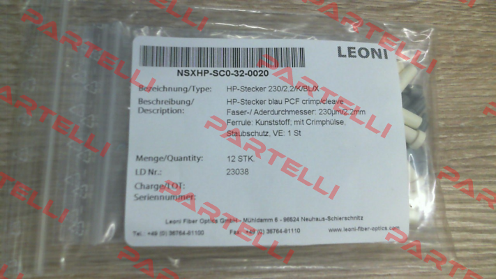 NSXHP-SC0-32-0020 Leoni