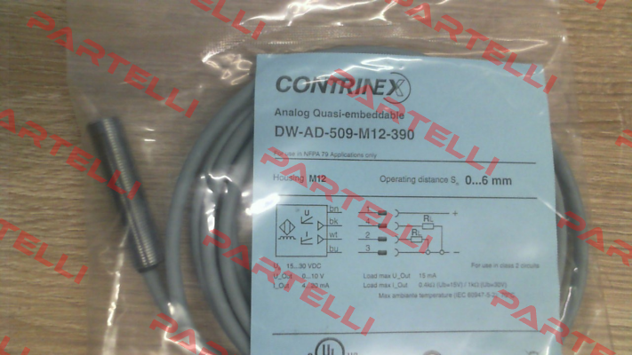 320-020-103 / DW-AD-509-M12-390 Contrinex