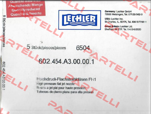 602.454.A3.00.00.1  Lechler