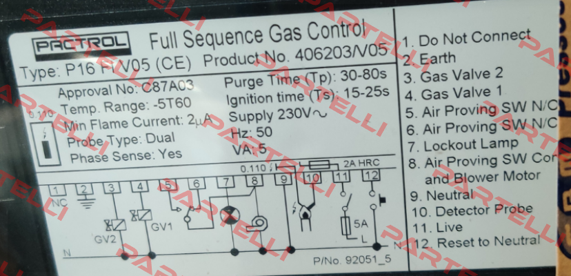 406203 V05 (CE) PAC40077 Pactrol