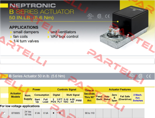 BT000S Neptronic