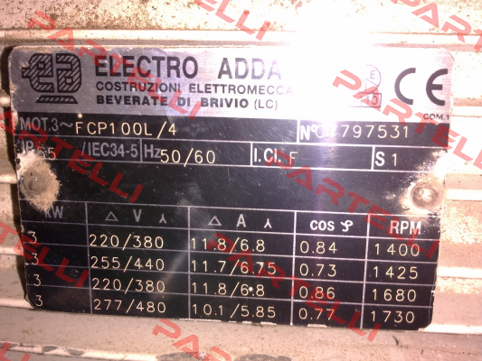 F CP100L/4 Electro Adda