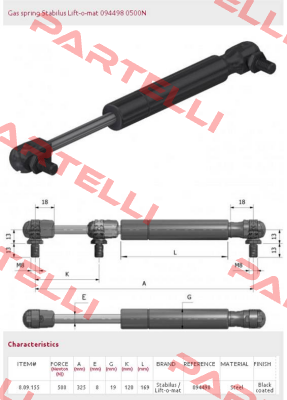 094498/500N Stabilus