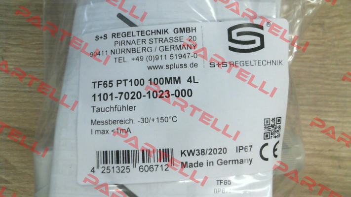 1101-7020-1023-000 S+S REGELTECHNIK