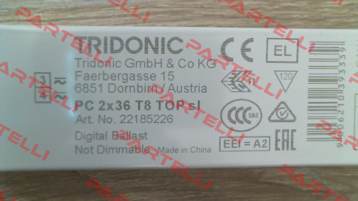 PC 2x36 T8 TOP sl 22185226 Tridonic